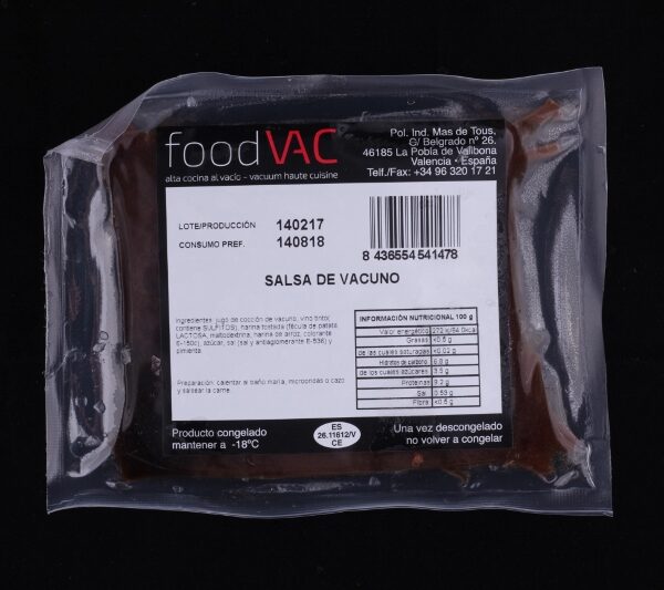 SALSA DE VACUNO