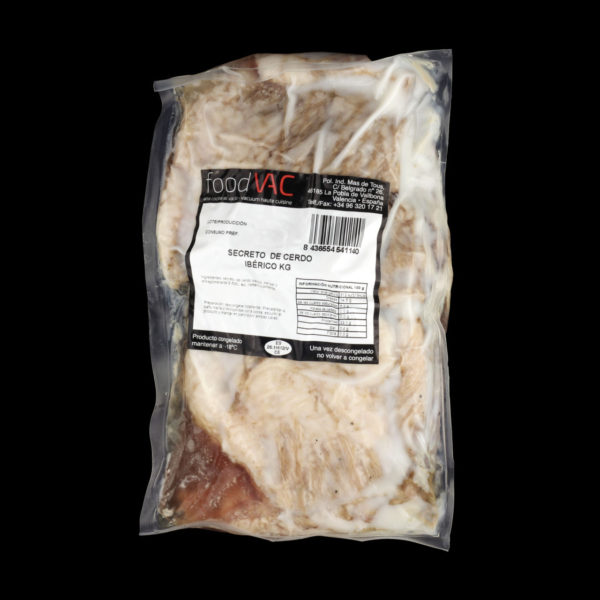 Formato 1 kg Secreto Cerdo Iberico al vacio Foodvac