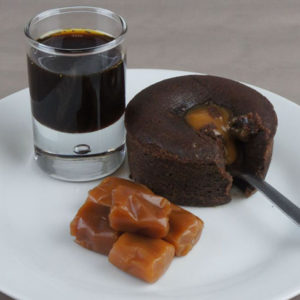 coulant chocolate y caramelo tres delirium